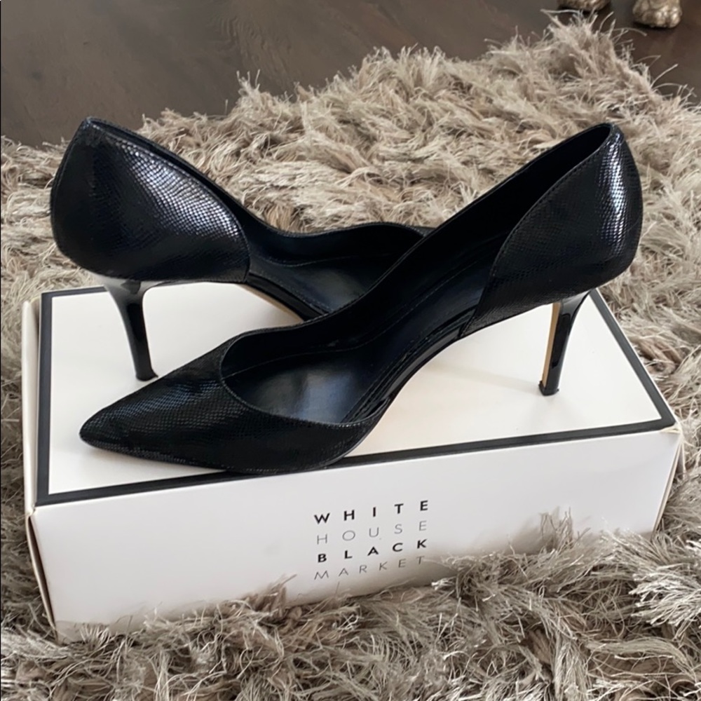 Black Ella Black Micro pumps